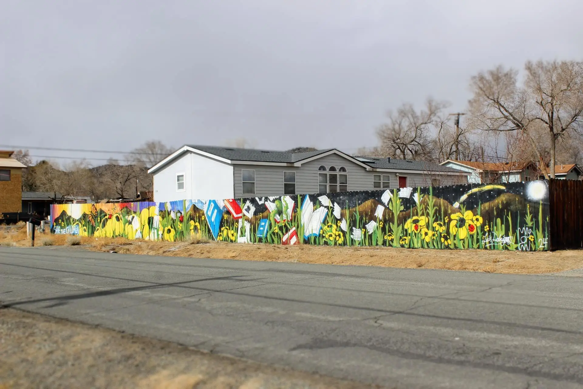 Save The Children Mural in Sun Valley, NV