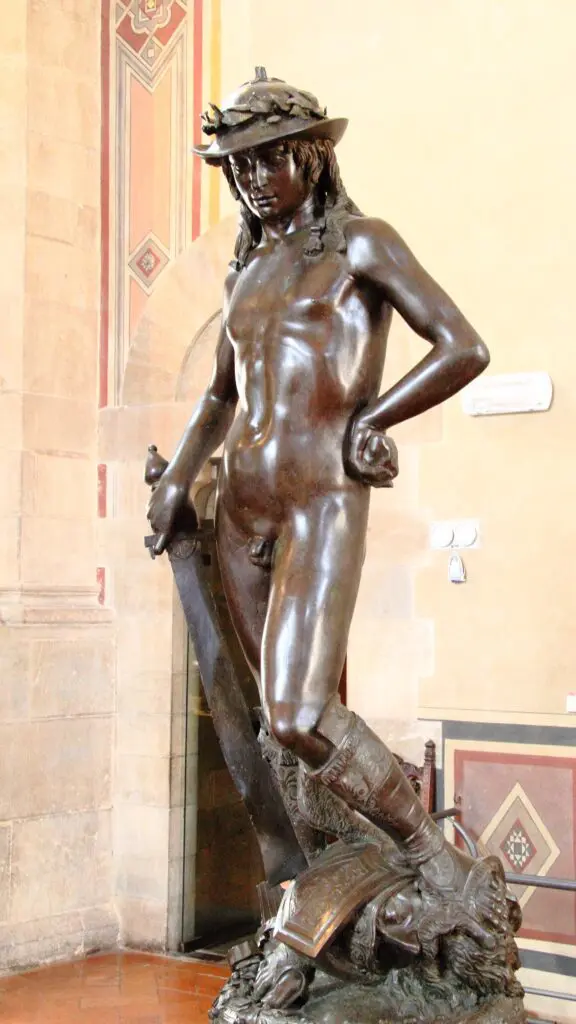 Florence, Italy: Museo Nazionale del Bargello, David (Donatello)