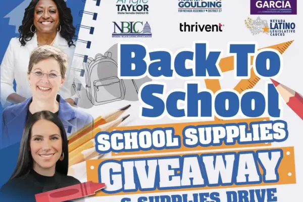 Sun Valley Back To School Giveaway 2025 Sun Valley families, if you are in need of free school supplies, please stop by the Scolari’s parking lot on Saturday, August 9th at 10 AM. The event will be first-come, first-served. Senator Angie Taylor, Assemblyperson Heather Goulding, Commissioner Mariluz Garcia, have organized this effort for students at Bennett, Palmer, Alan, Sun Valley, and Desert Skies. See you Saturday!
