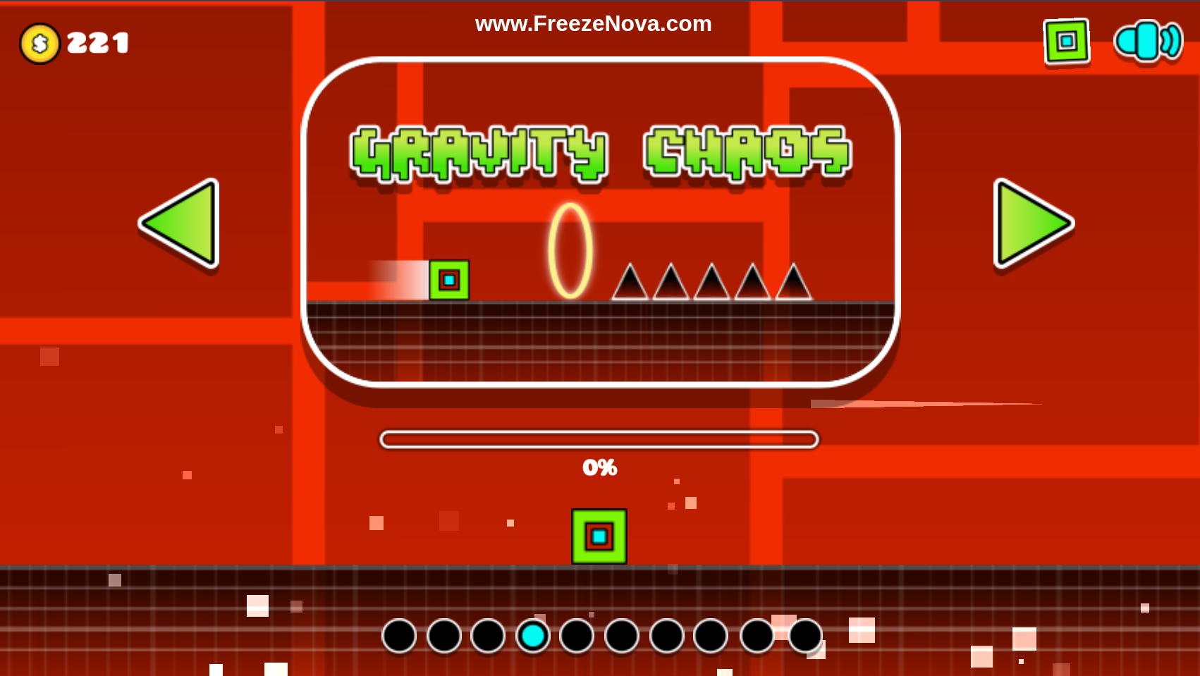 Game: Geometry Dash Freezenova