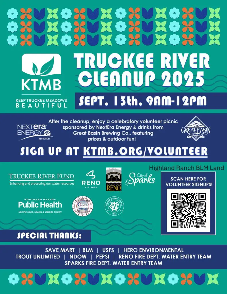 Keep Truckee Meadows Beautiful Highland Ranch BLM Cleanup, Fall 2025