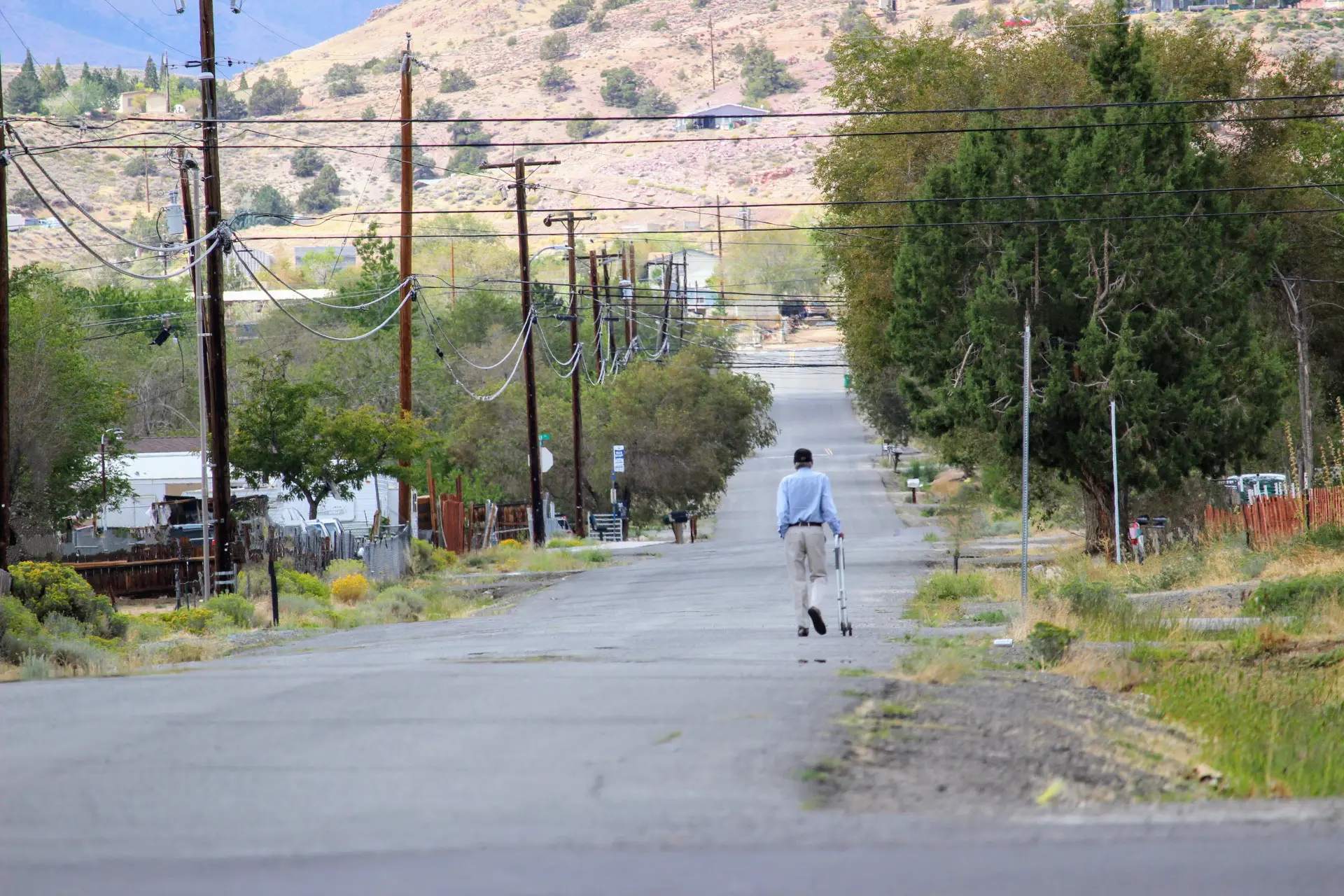 Out for a stroll in Sun Valley, NV.