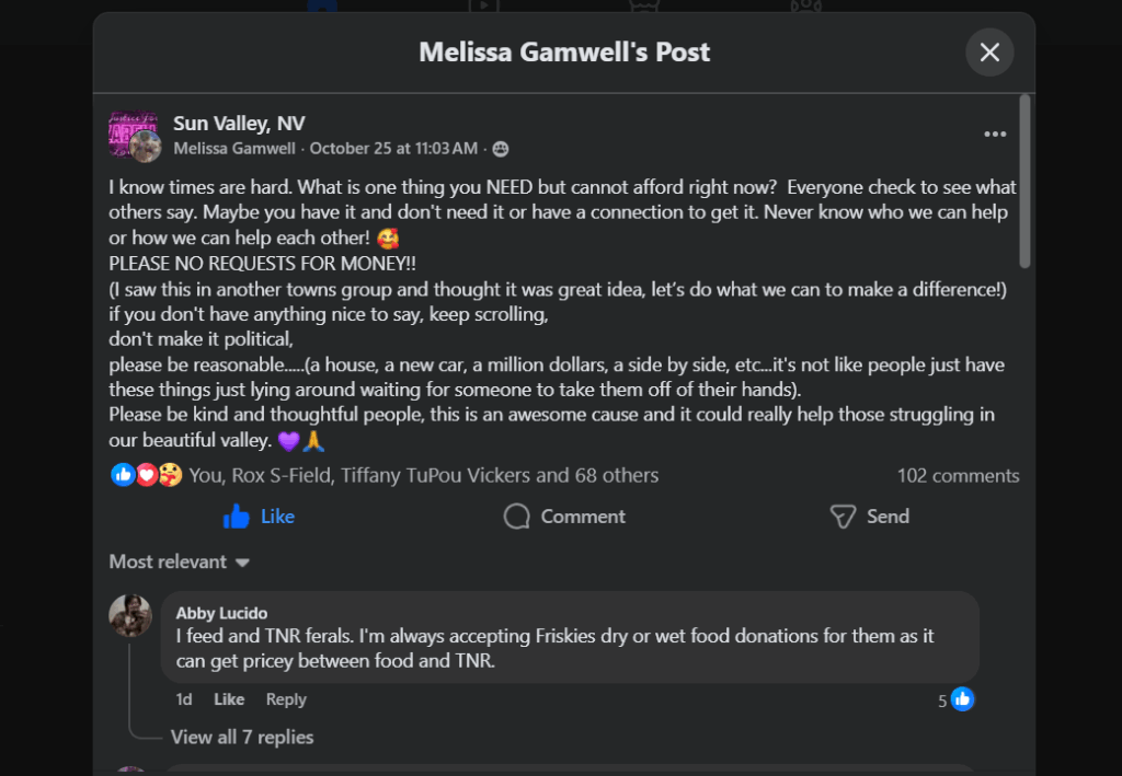 What is one thing you NEED but cannot afford right now?