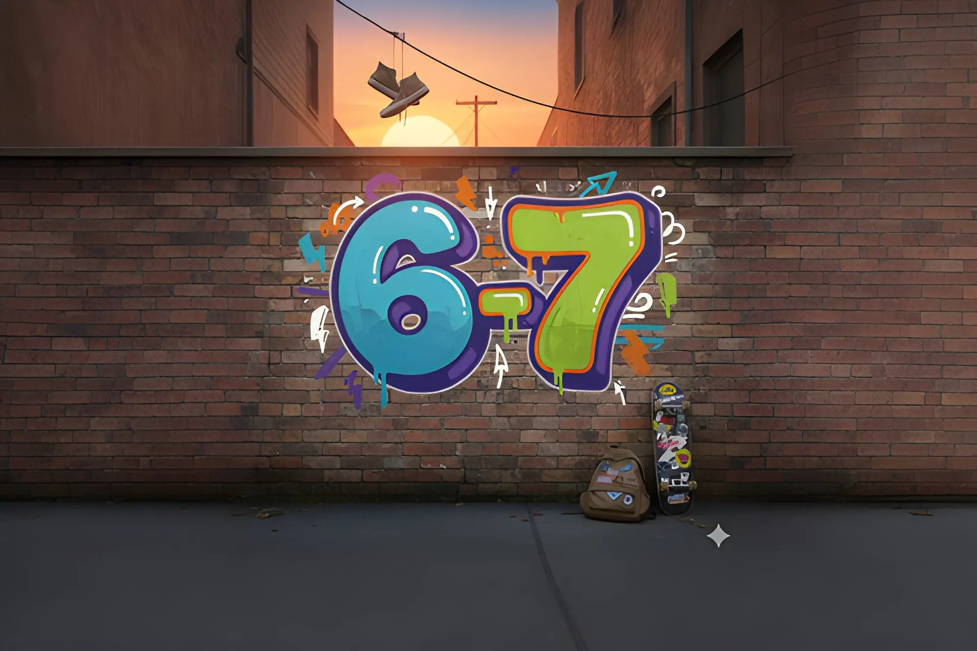 The 6-7 meme of 2025, also known as 67.