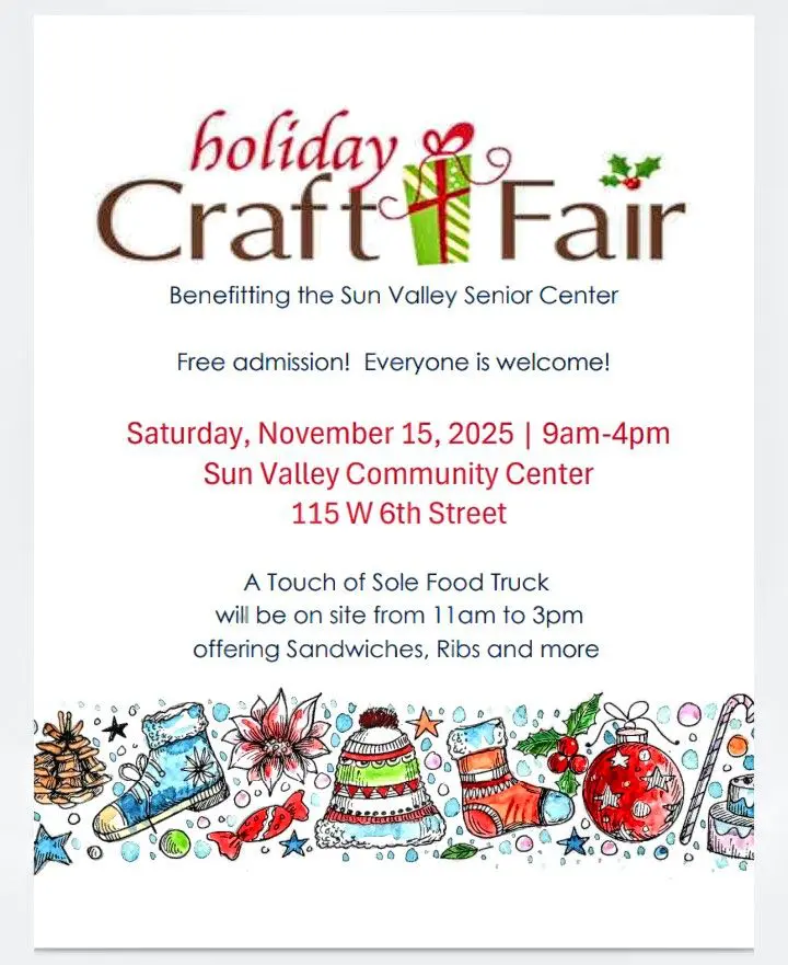 Sun Valley Senior Center Holiday Craft Fair