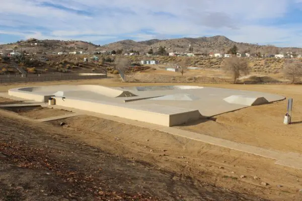 The skatepark at Sun Valley Community Park in Sun Valley, NV.