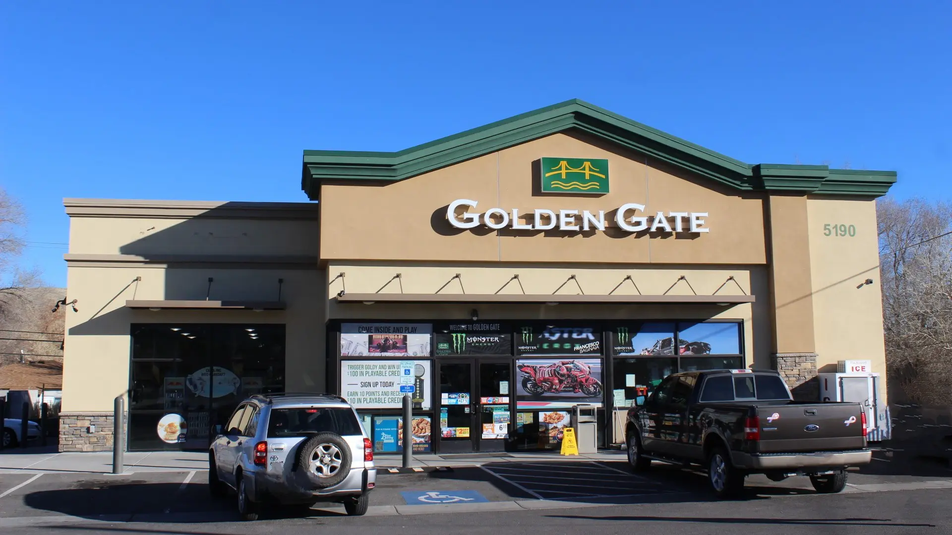 Golden Gate gas and grocery in Sun Valley, NV.