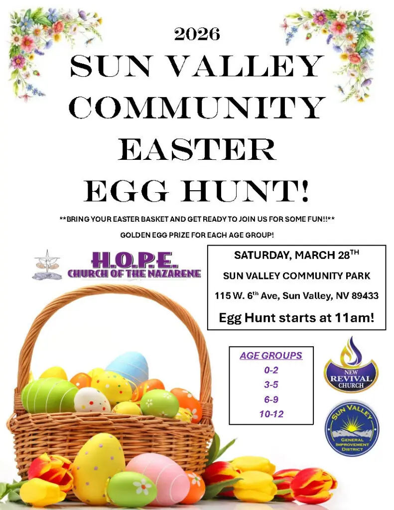 2026 Sun Valley Community Easter Egg Hunt
