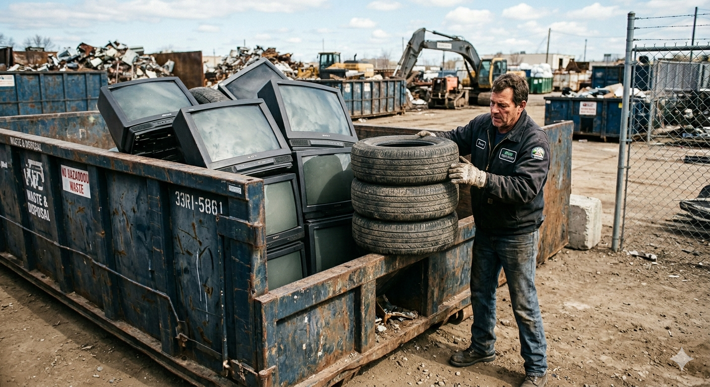 Drop off your unwanted TVs and tires in Sun Valley on Saturday, April 25, 2026.