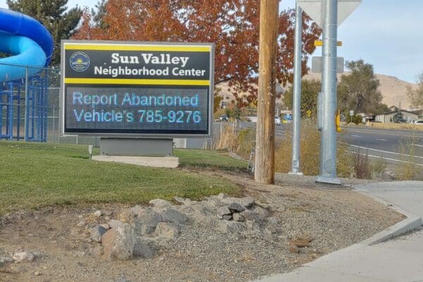 How to report abandoned vehicles in Sun Valley, NV