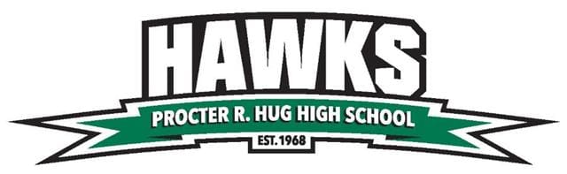 Hug High School Hawks logo