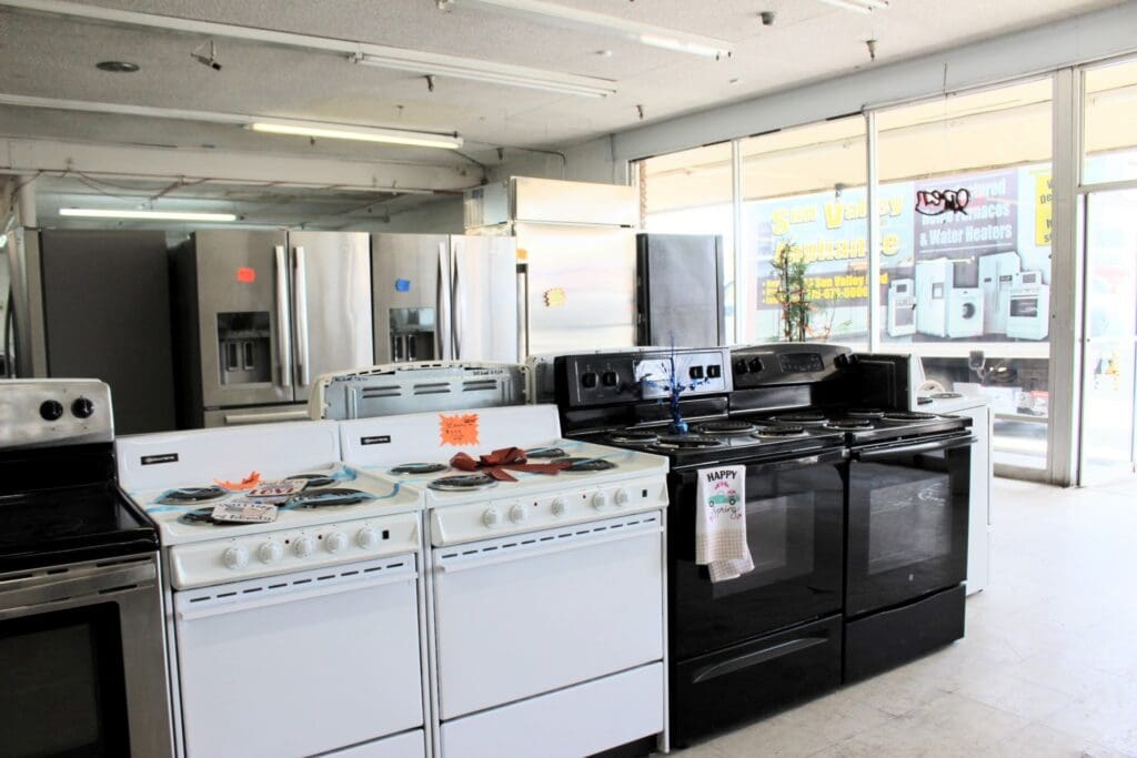 Inside Sun Valley Appliance Center in Sun Valley, Nevada