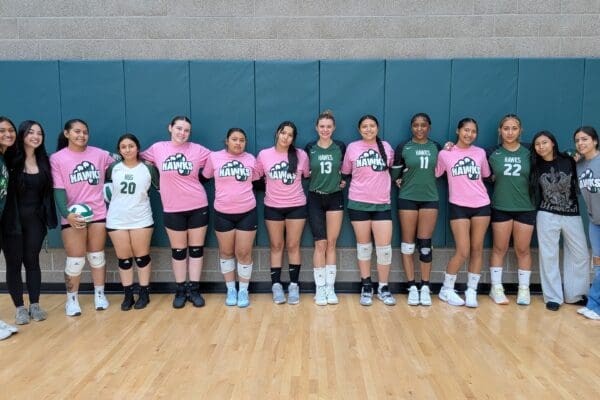 The Hug Hawks Varsity Volleyball Team (2025-2026)