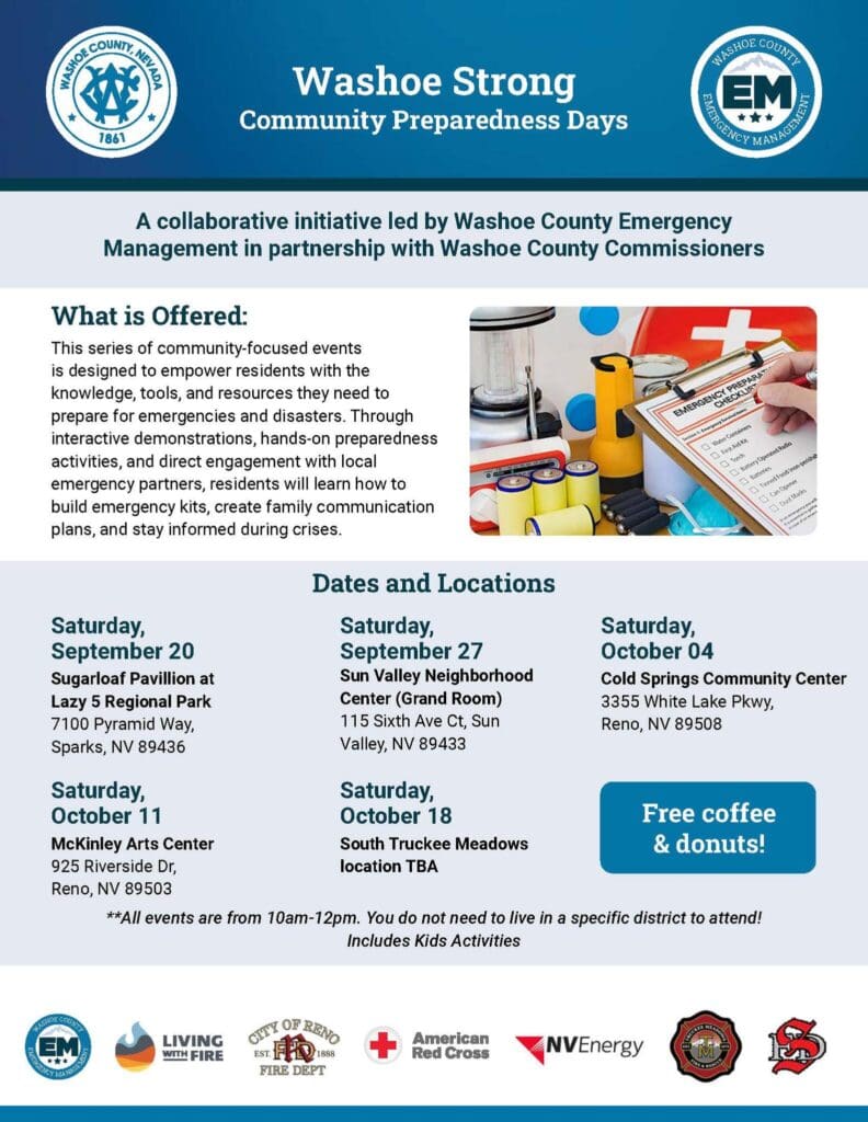 Washoe Strong Community Preparedness Days