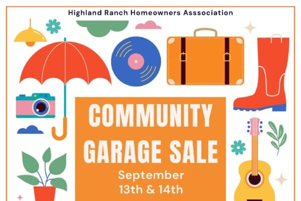 Highland Ranch Fall Garage Sale 2025