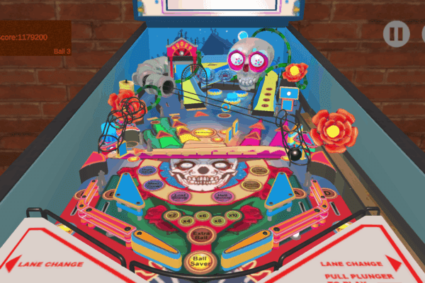 Pinball Simulator video game.