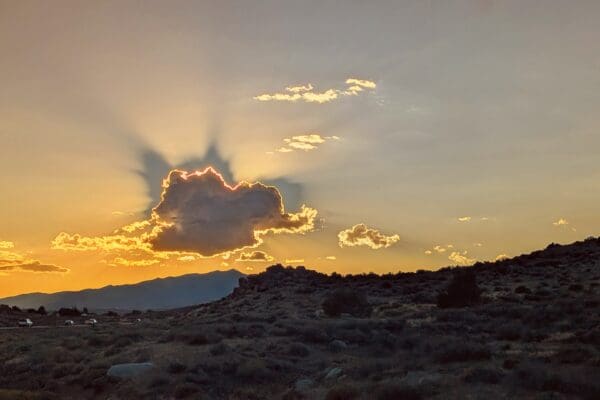 Celestial majesty over Sun Valley, NV.