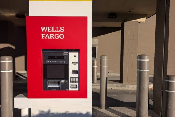 The recently installed Wells Fargo ATM in Sun Valley, NV.