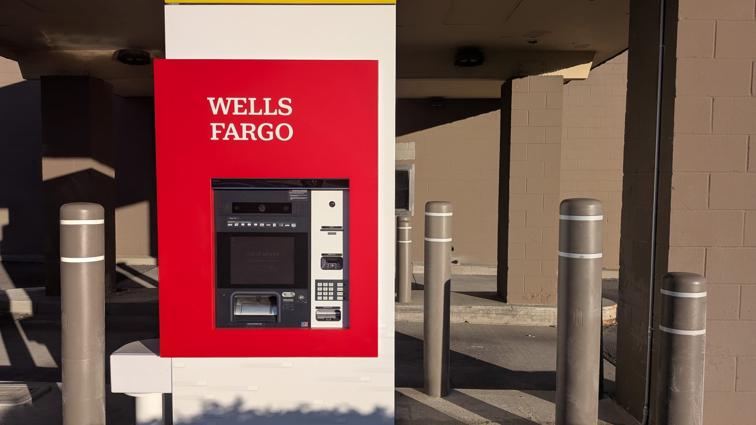 The recently installed Wells Fargo ATM in Sun Valley, NV.