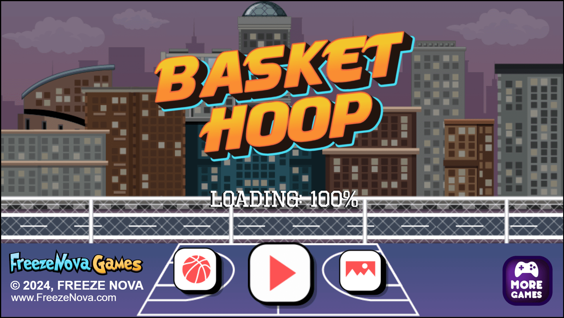 Basket Hoop video game