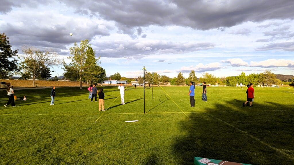 Sun Valley Community Park offers open grassy areas perfect for volleyball, badminton, football, soccer, car shows, family events, and more!