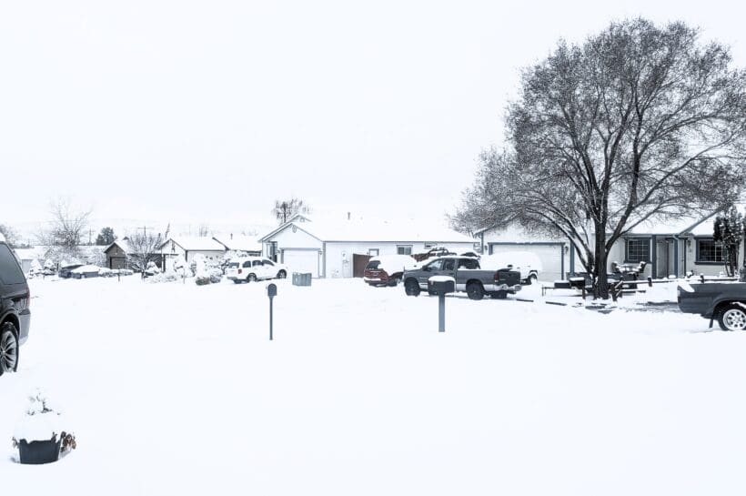 Sun Valley Snowfall, February 16-17, 2026. Copyright © 2026 Richard Barnet.