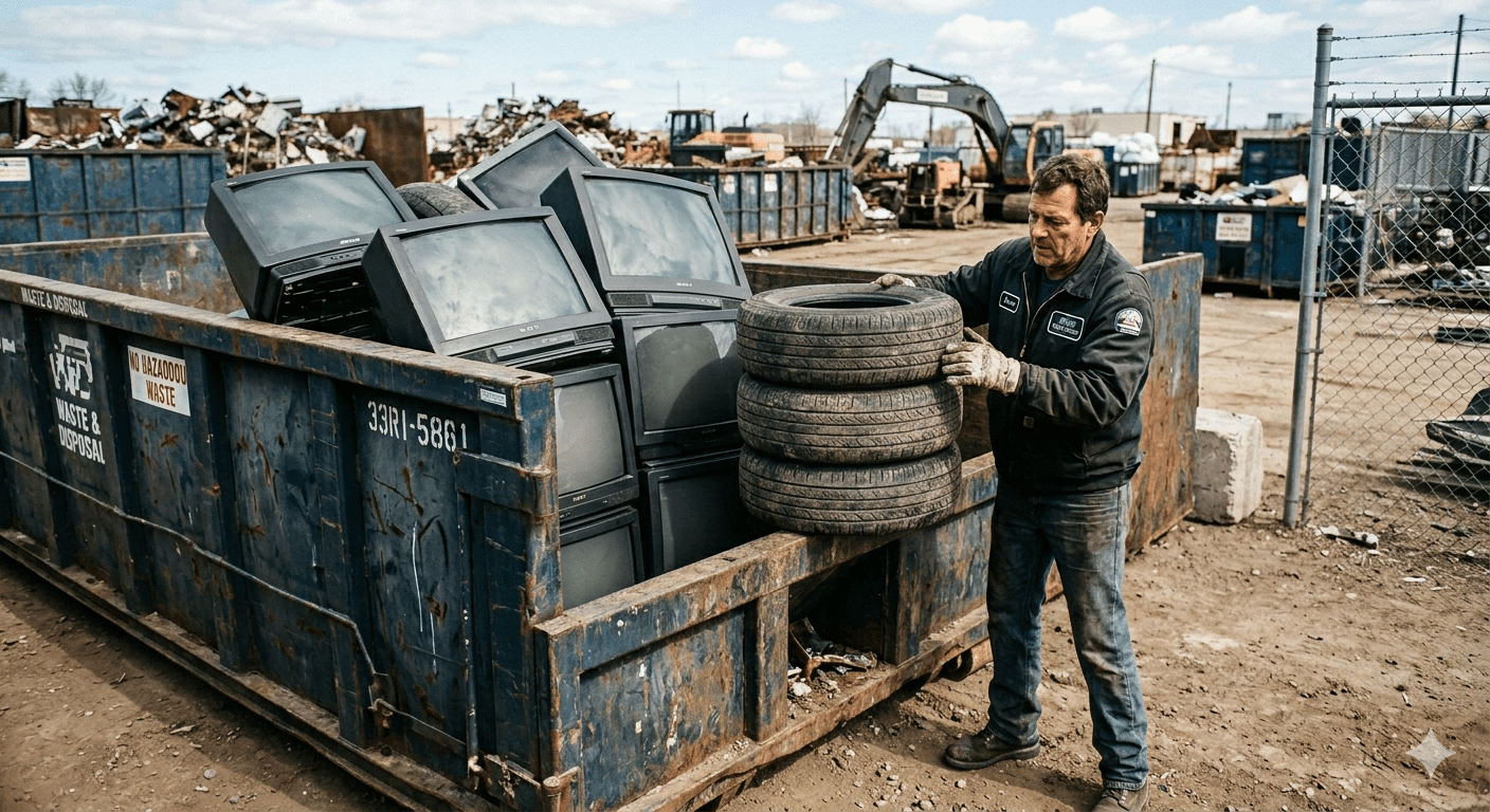 Drop off your unwanted TVs and tires in Sun Valley on Saturday, April 25, 2026.