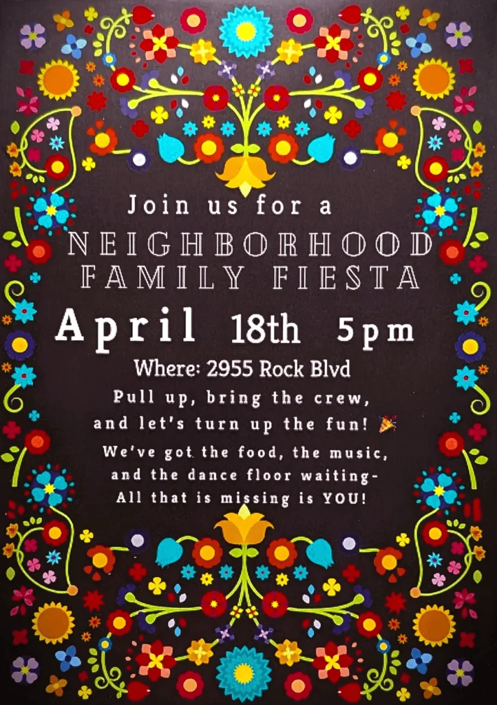 Neighborhood Family Fiesta 2026 (Flyer)