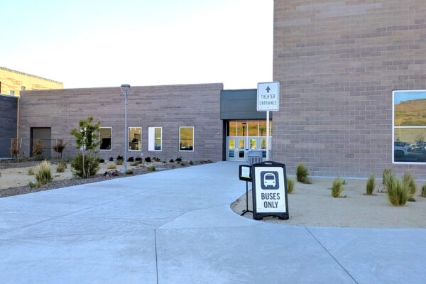 Theater Entrance at Hug High School