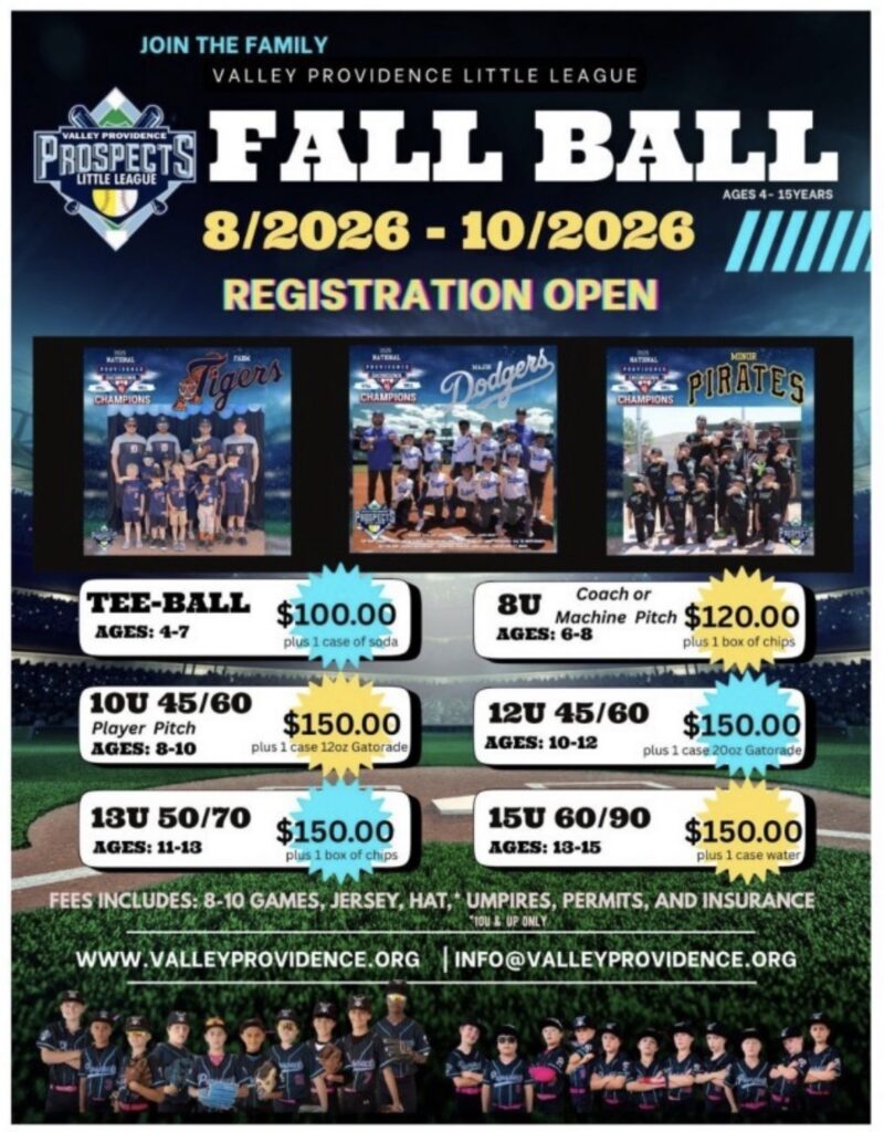 Valley Providence Fall Baseball 2026