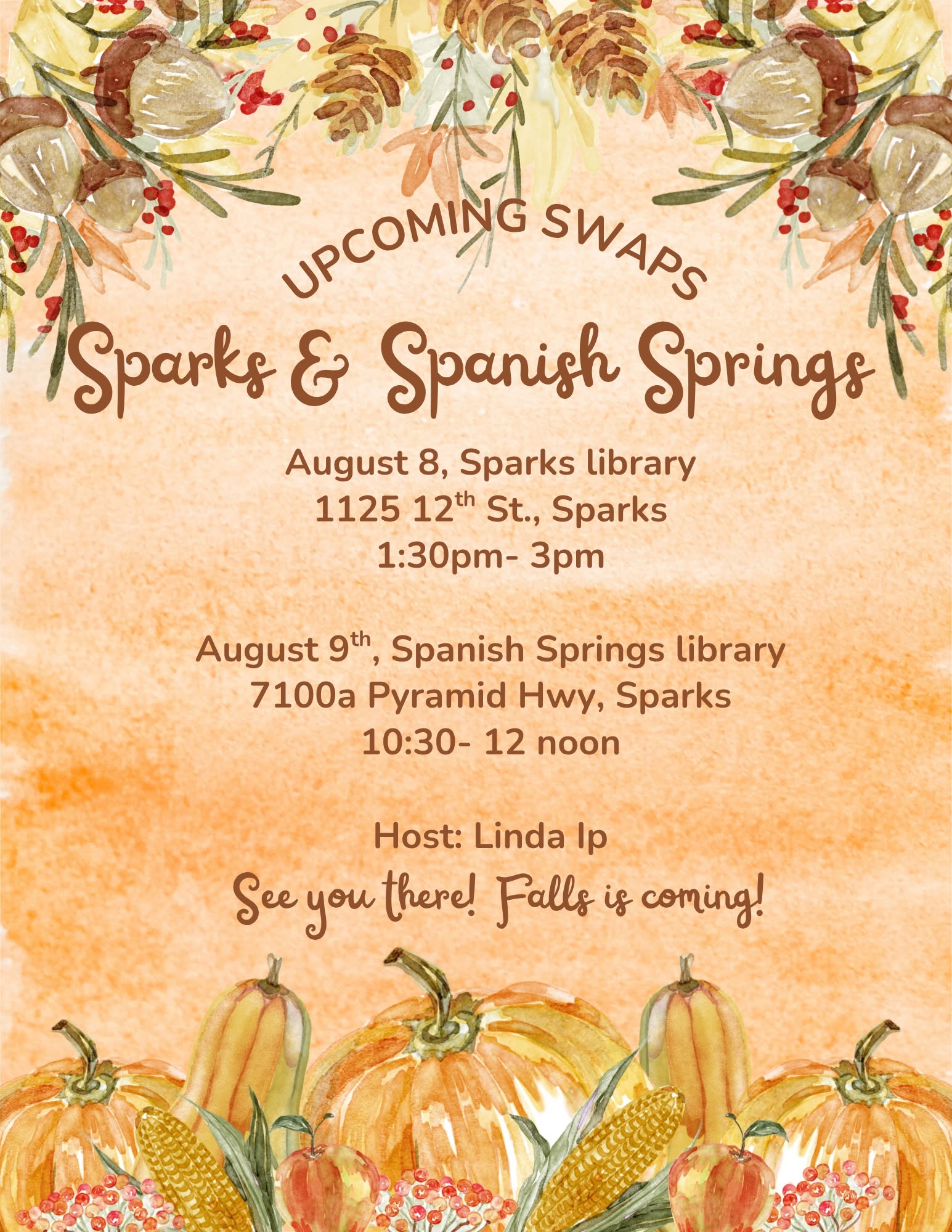 Upcoming puzzle swaps in Sparks and Spanish Springs, Nevada
