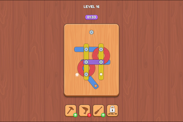 Video game: Nuts and Bolts Puzzle