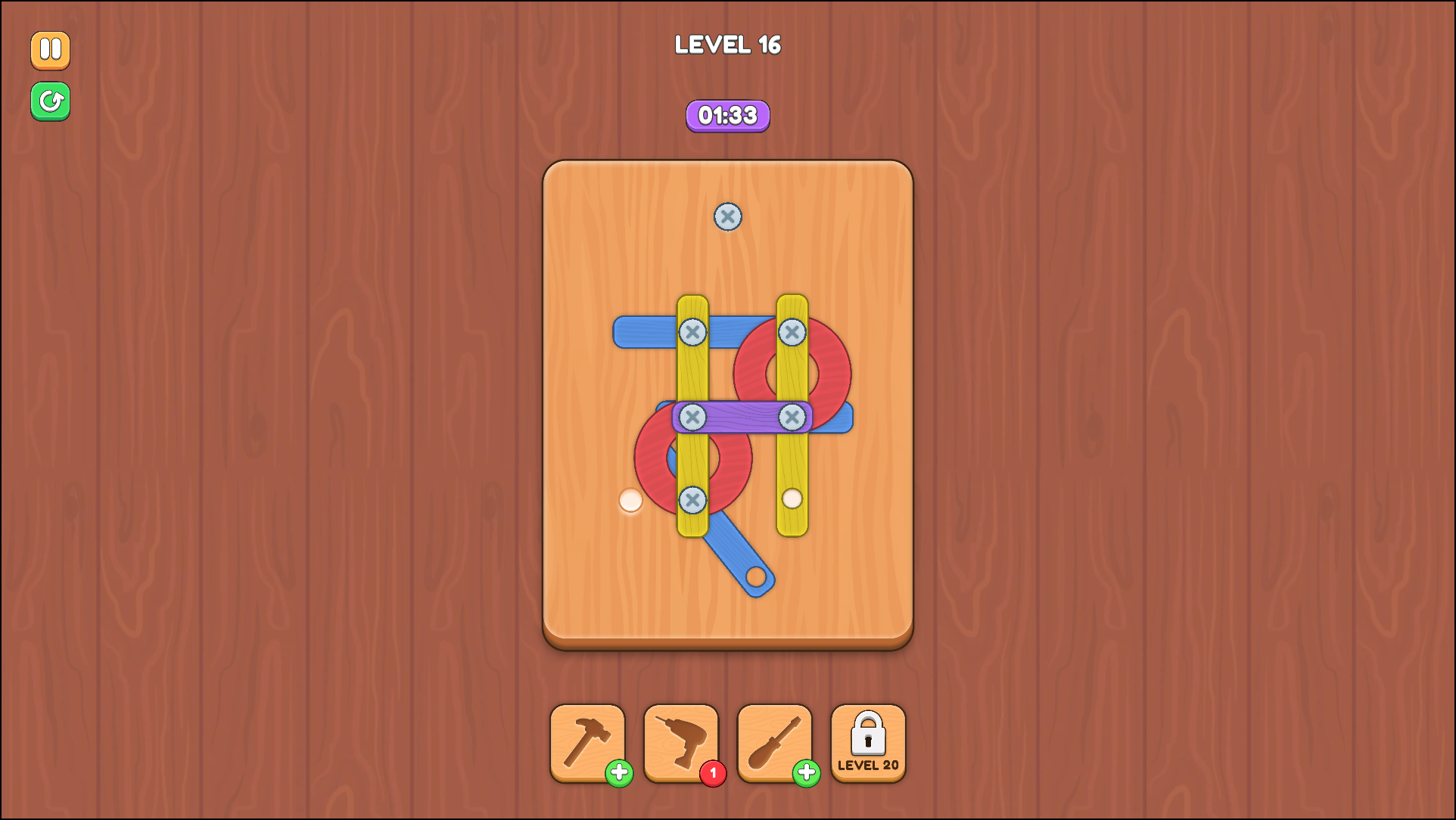 Video game: Nuts and Bolts Puzzle