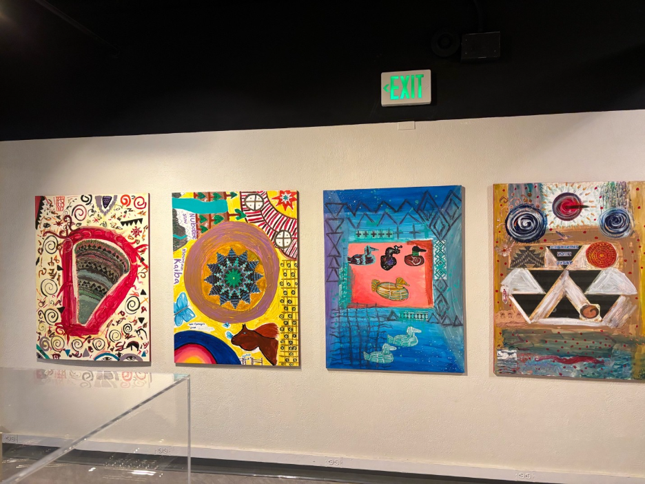 Photo from the Great Basin Native Artists exhibit at the Nevada State Museum. Photo courtesy of Daisy Macias Torres.